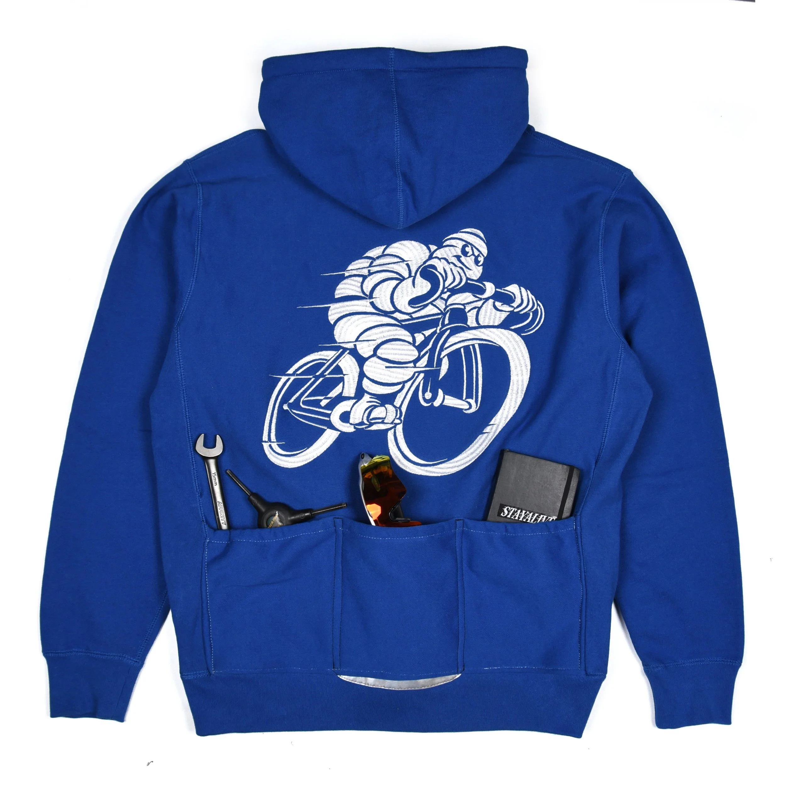 あ　WHIMSY / Velour Cycling Hoodie Amazon.com: Retro Bicycle Futuristic Bike Cyclist 80s 90s Cycling